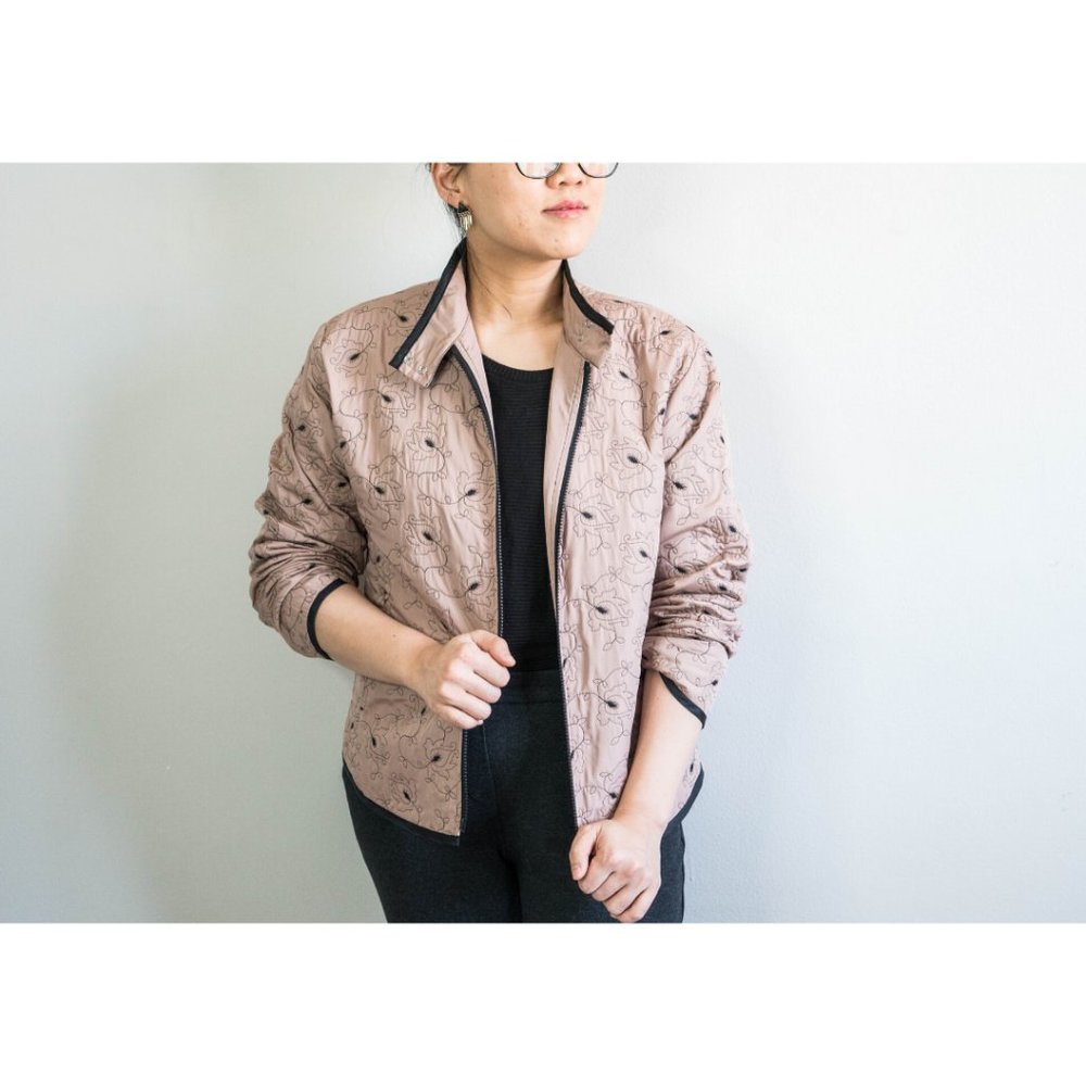 Flower Embroidered Spring Jacket - Picture 3 of 5